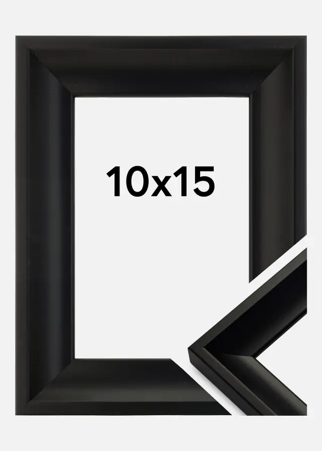 Moldura Öjaren Preto 10x15 cm
