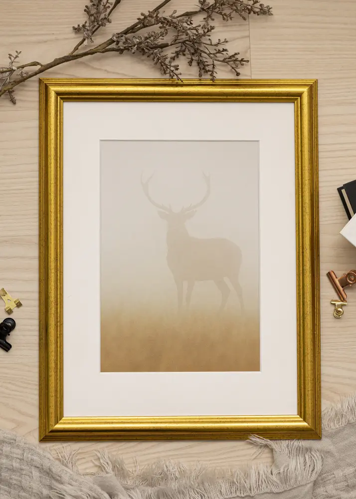 Moldura Västkusten Dourado 21x29,7 cm (A4)
