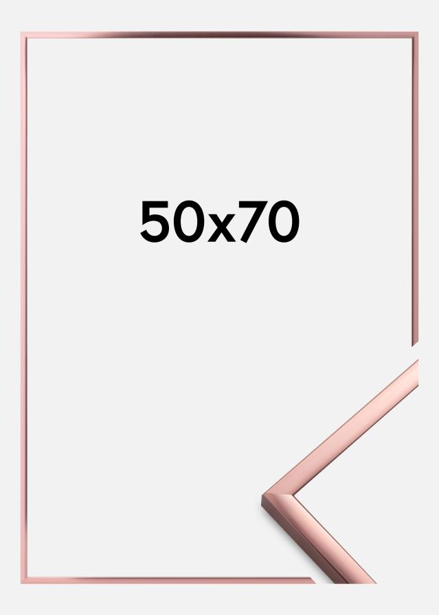 Moldura Póster Frame Aluminum Ouro rosado 50x70 cm