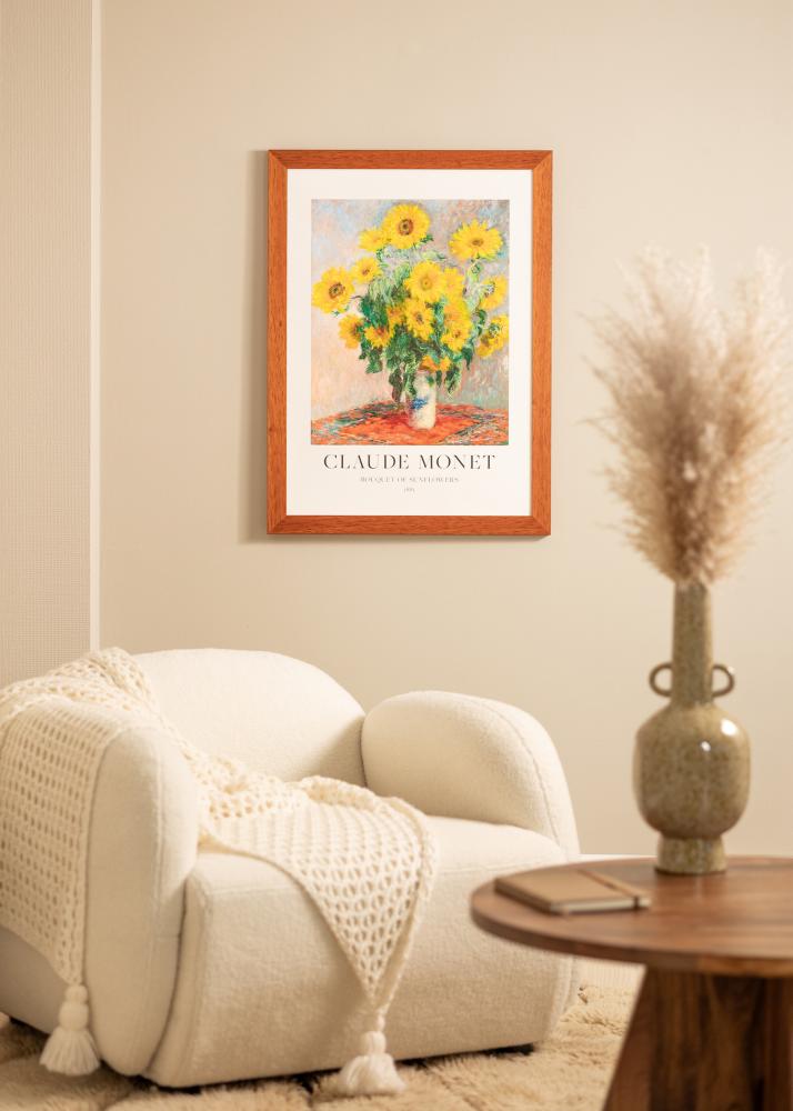 Moldura Juno Vidro acrílico Cereja 18x24 cm