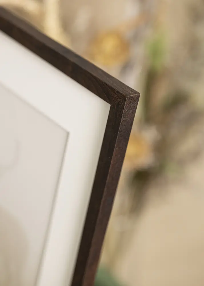 Moldura Trendy Vidro acrílico Nogueira 42x59,4 cm (A2)