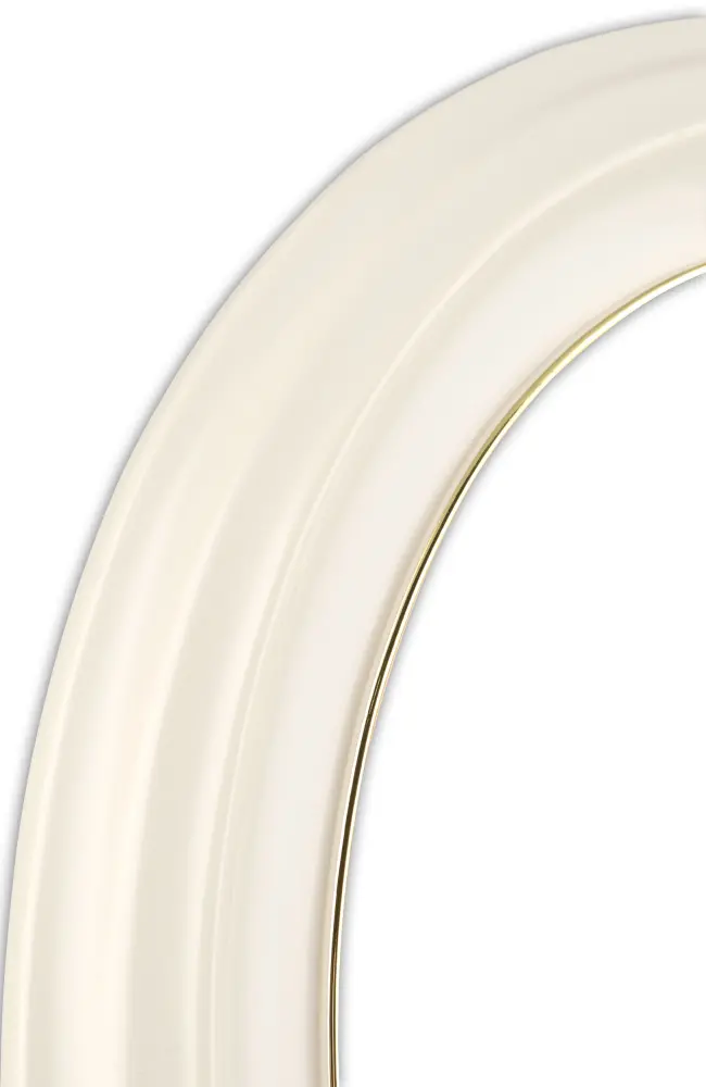 Eiri Mozart Oval Branco 9x12 cm