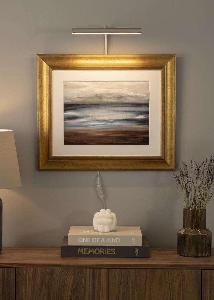 Artist LED 30 cm iluminação p/ quadros - Níquel