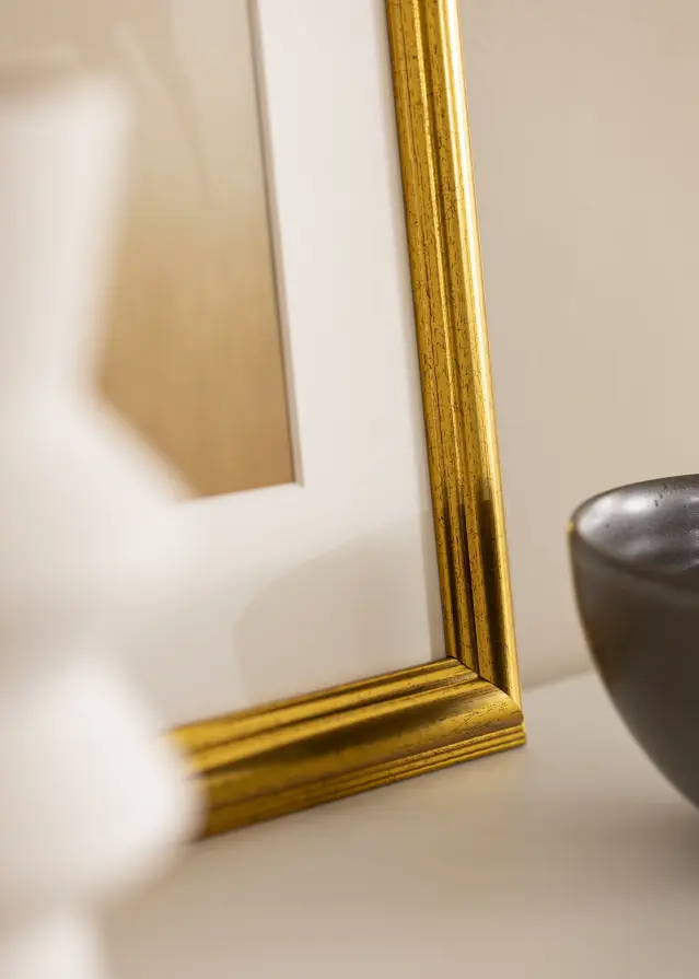 Moldura Västkusten Vidro acrílico Dourado 50x100 cm