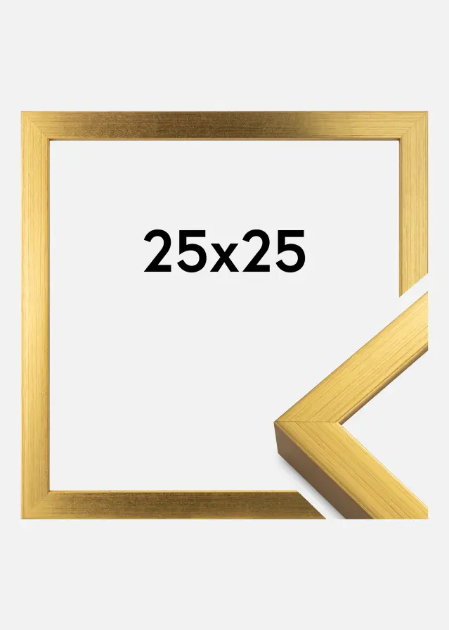 Moldura Falun Dourado 25x25 cm