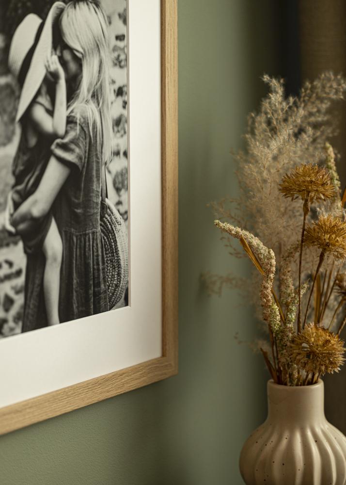 Passe-partout Branco puro - Por medida (bordo interior branco)