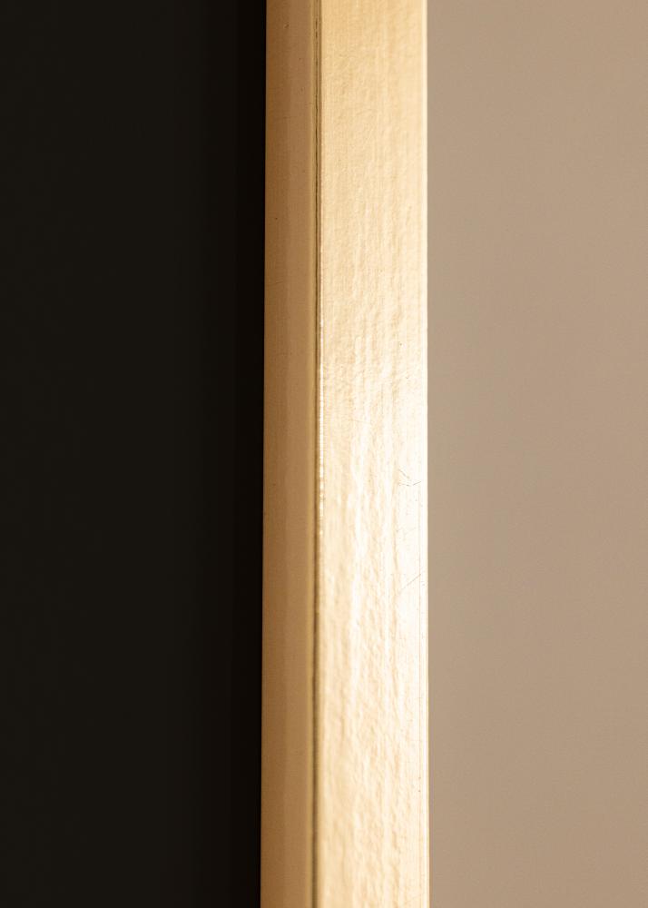 Moldura Trendy Dourado 20x25 cm - Passe-partout Preto 14x18 cm