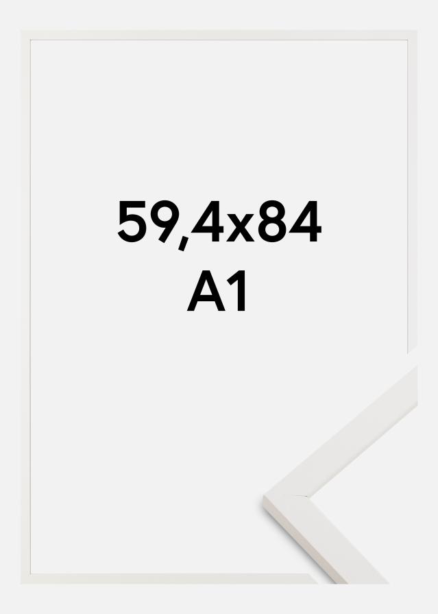 Moldura Trendy Vidro Acrílico Branco 59,4x84,1 cm (A1)