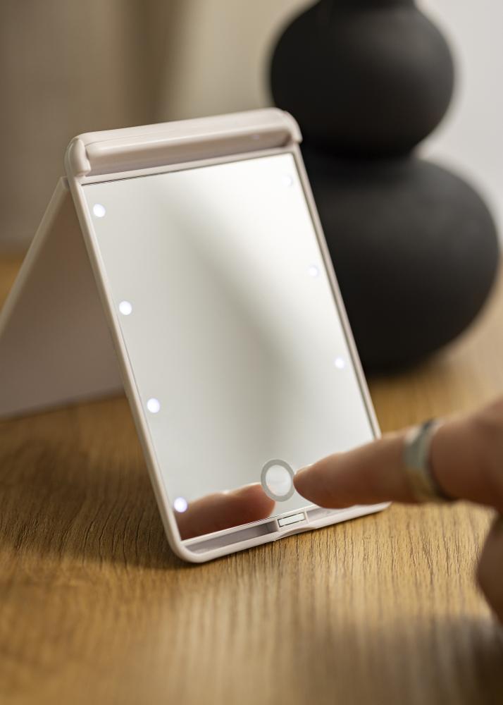 KAILA Espelho para toucador Fold III Branco - 13x9 cm