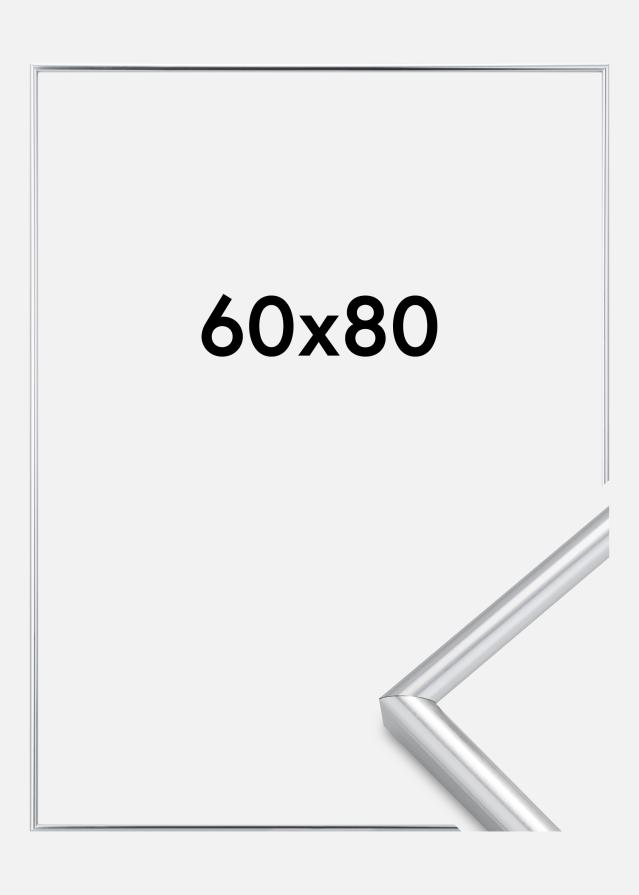 Moldura Galeria Prateado 60x80 cm