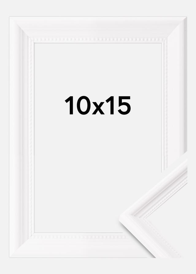 Moldura Gala Vidro acrílico Branco 10x15 cm