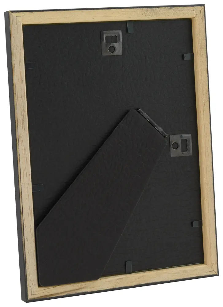 Moldura Slim Mate Vidro antirreflexo Preto 18x24 cm