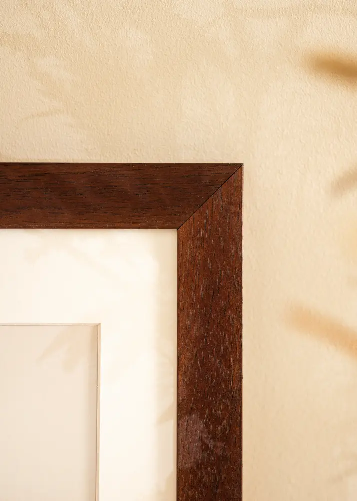 Moldura Juno Vidro acrílico Teca 59,4x84 cm (A1)
