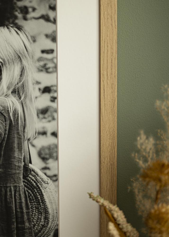 Passe-partout Branco puro - Por medida (bordo interior branco)