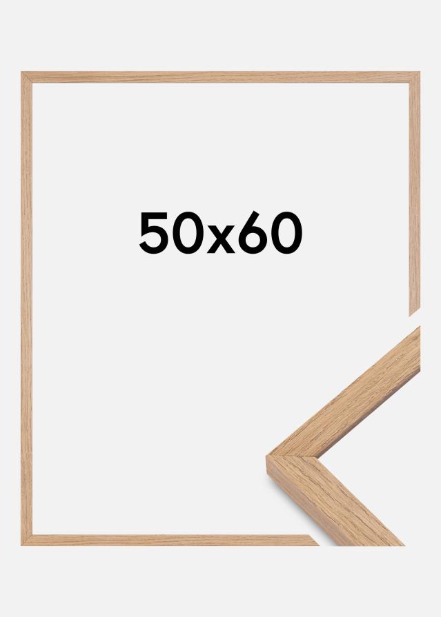 Moldura Montgomery Mate Vidro antirreflexo Carvalho 50x60 cm