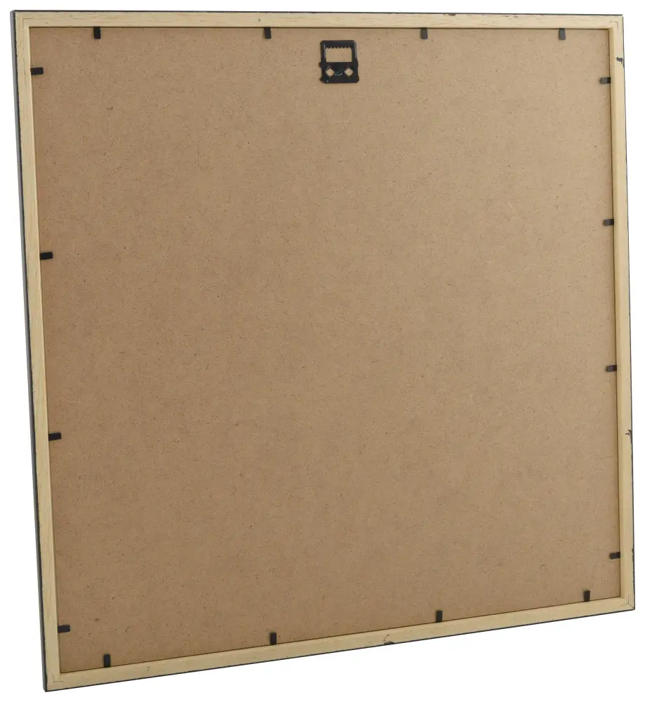 Moldura Slim Mate Vidro antirreflexo Preto 40x40 cm