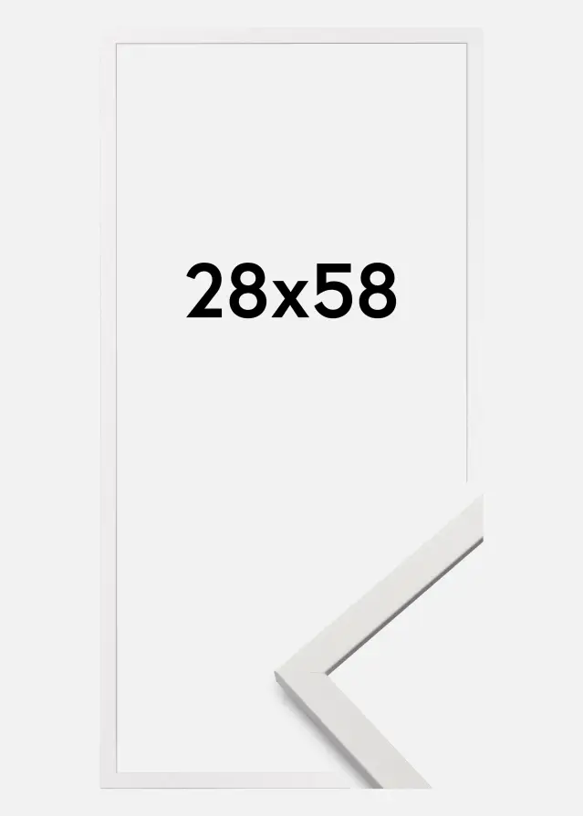 Moldura Edsbyn Branco 28x58 cm