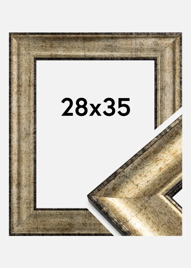 Moldura Saltsjöbaden Vidro acrílico Ouro antigo 28x35 cm