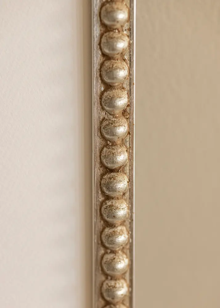 Moldura Sylvia Prateado - Tamanho personalizável