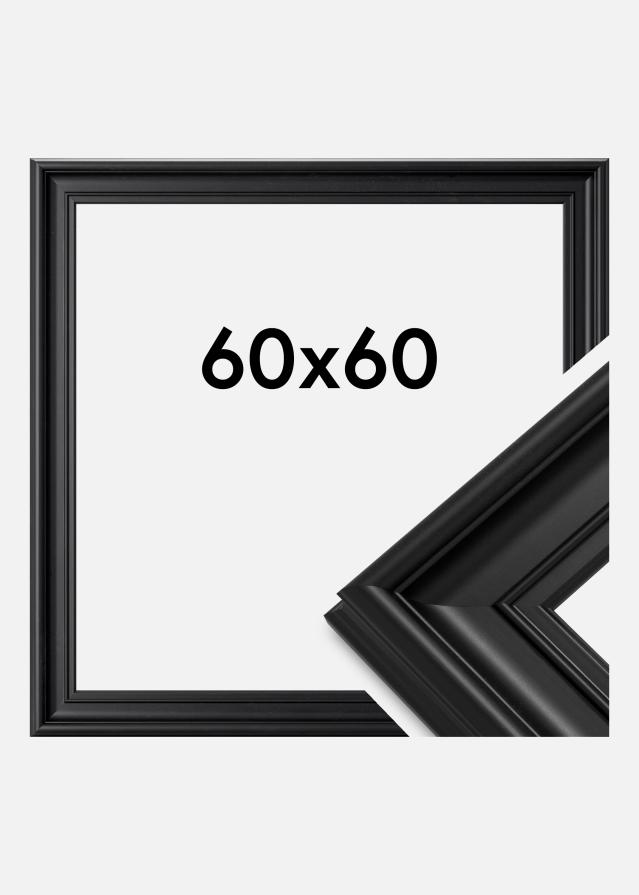 Moldura Mora Premium Preto 60x60 cm