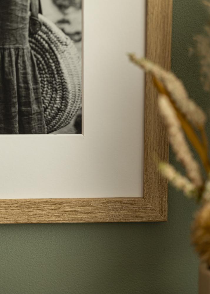 Passe-partout Branco puro - Por medida (bordo interior branco)