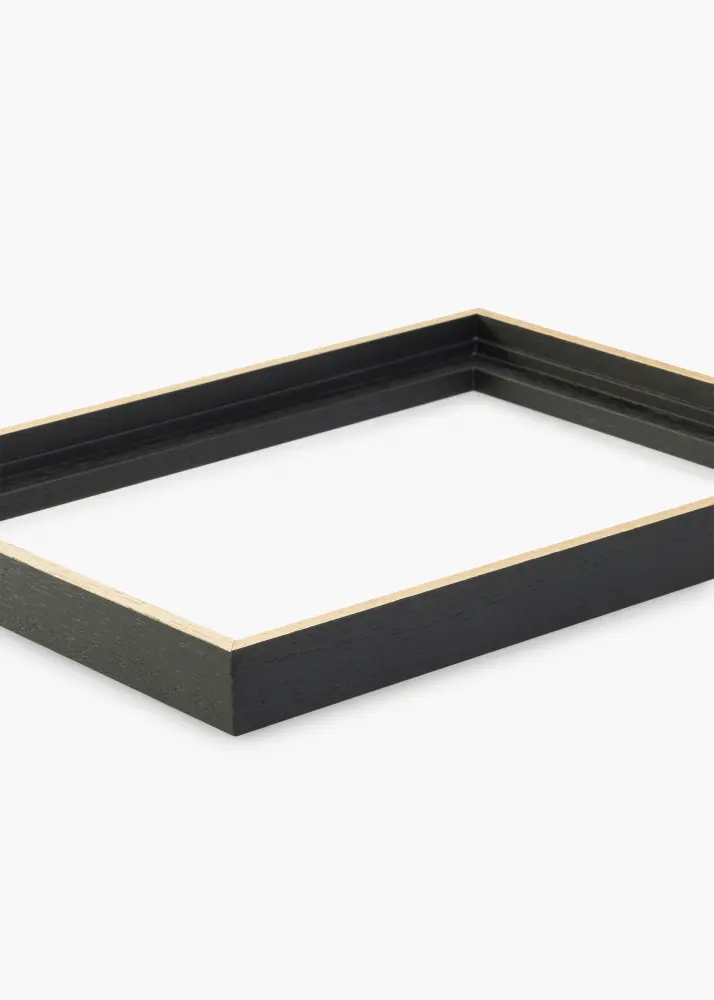 Moldura para telas Madison Preto / Dourado 50x70 cm