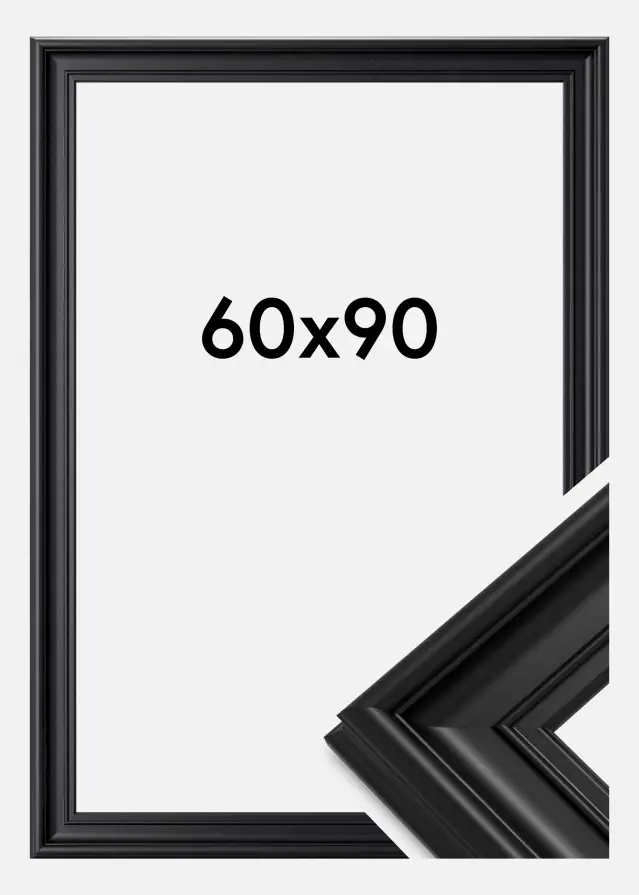 Moldura Mora Premium Preto 60x90 cm
