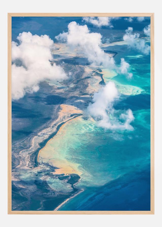 Areia Beach meets ocean Póster