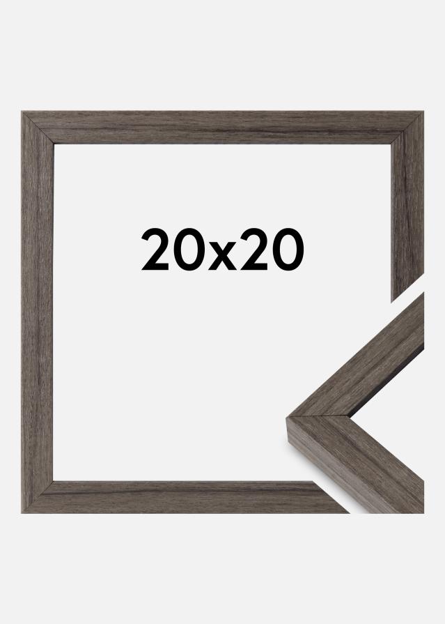 Moldura Hermes Vidro acrílico Grey Oak 20x20 cm