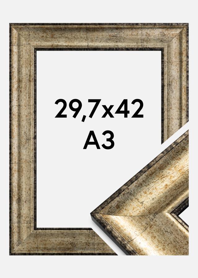Moldura Saltsjöbaden Vidro acrílico Ouro antigo 29,7x42 cm (A3)