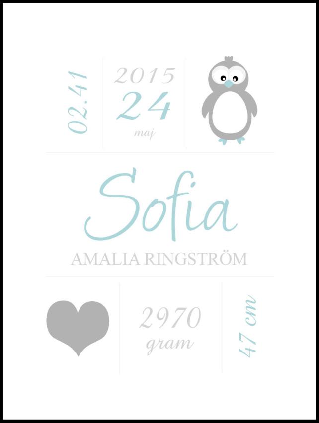 Penguin Birth Póster Green