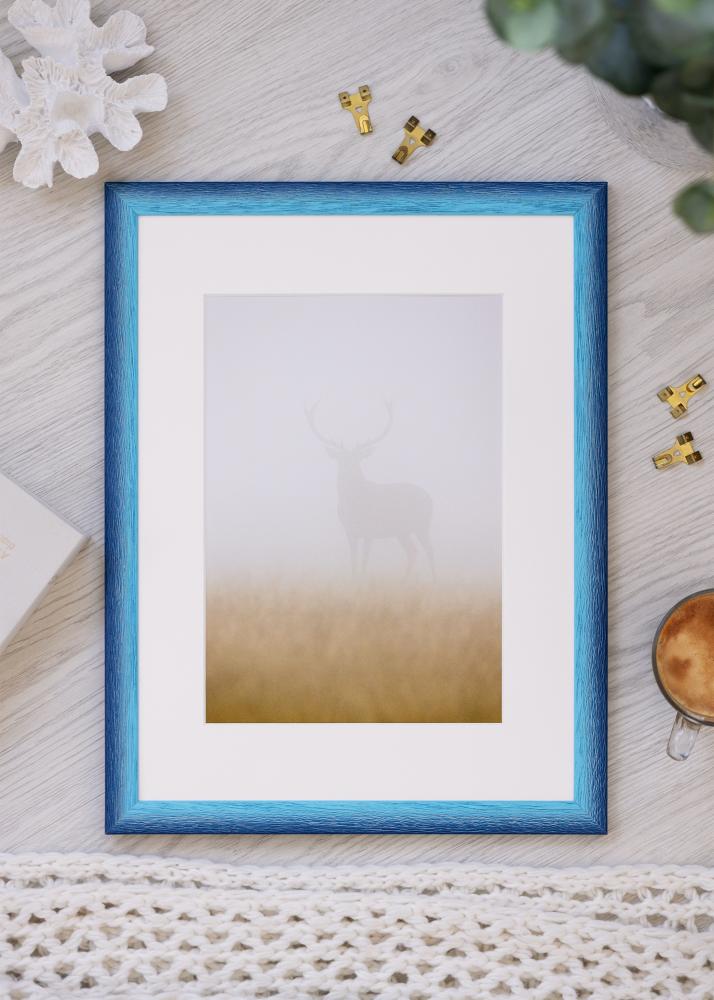 Moldura Cornwall Vidro acrílico Azul-escuro 50x70 cm