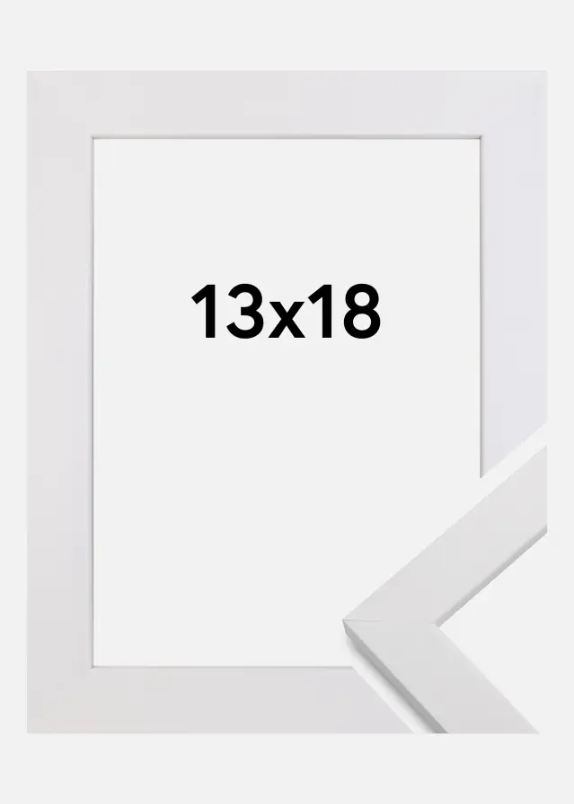 Moldura White Wood 13x18 cm