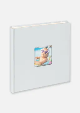 Fun Álbum de bebé Azul - 26x25 cm (40 Páginas brancas/20 folhas)