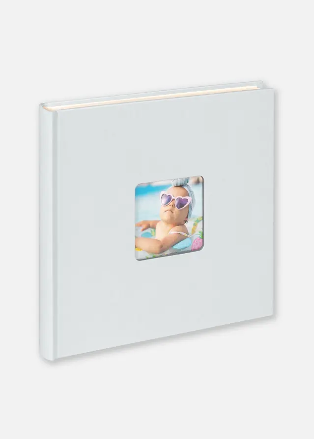 Fun Álbum de bebé Azul - 26x25 cm (40 Páginas brancas/20 folhas)