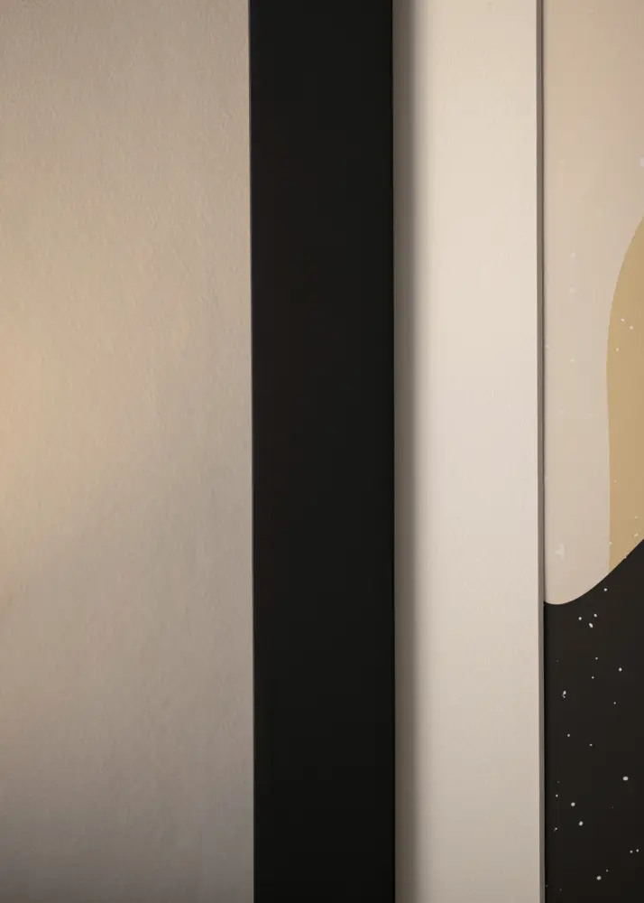 Moldura Härjedalen Preto - Tamanho personalizável