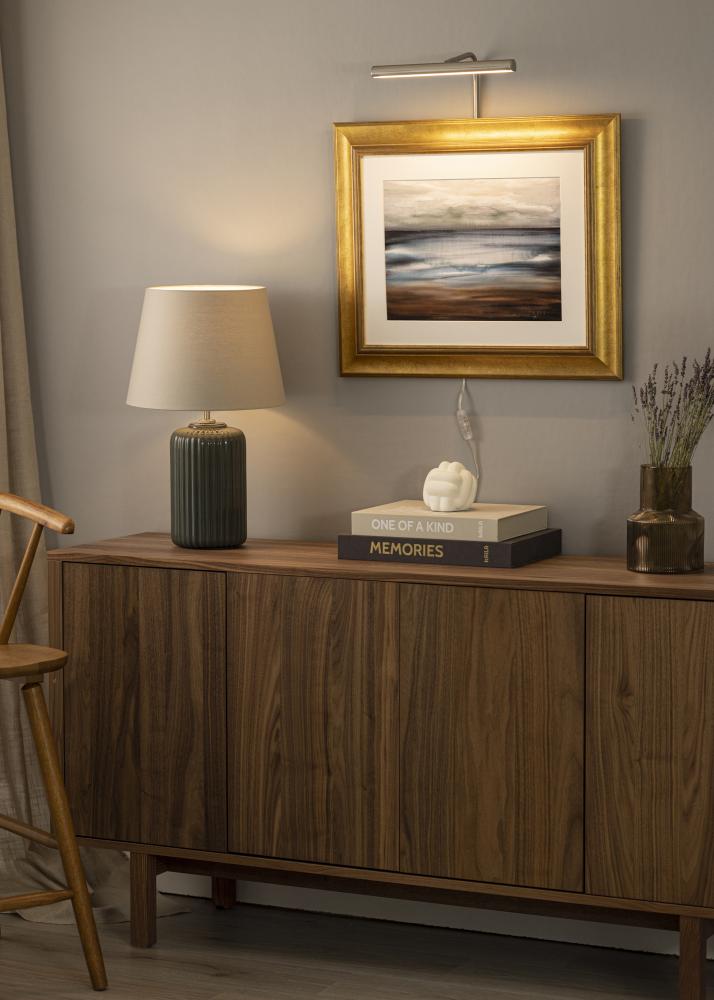 Artist LED 30 cm iluminação p/ quadros - Níquel