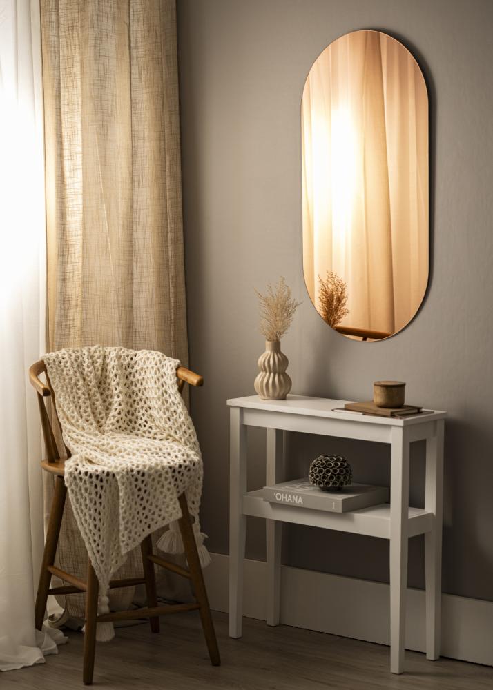KAILA Espelho Oval Rose Gold 50x100 cm