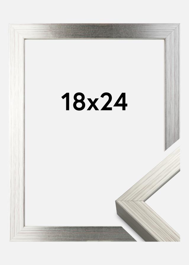 Moldura Falun Prateado 18x24 cm