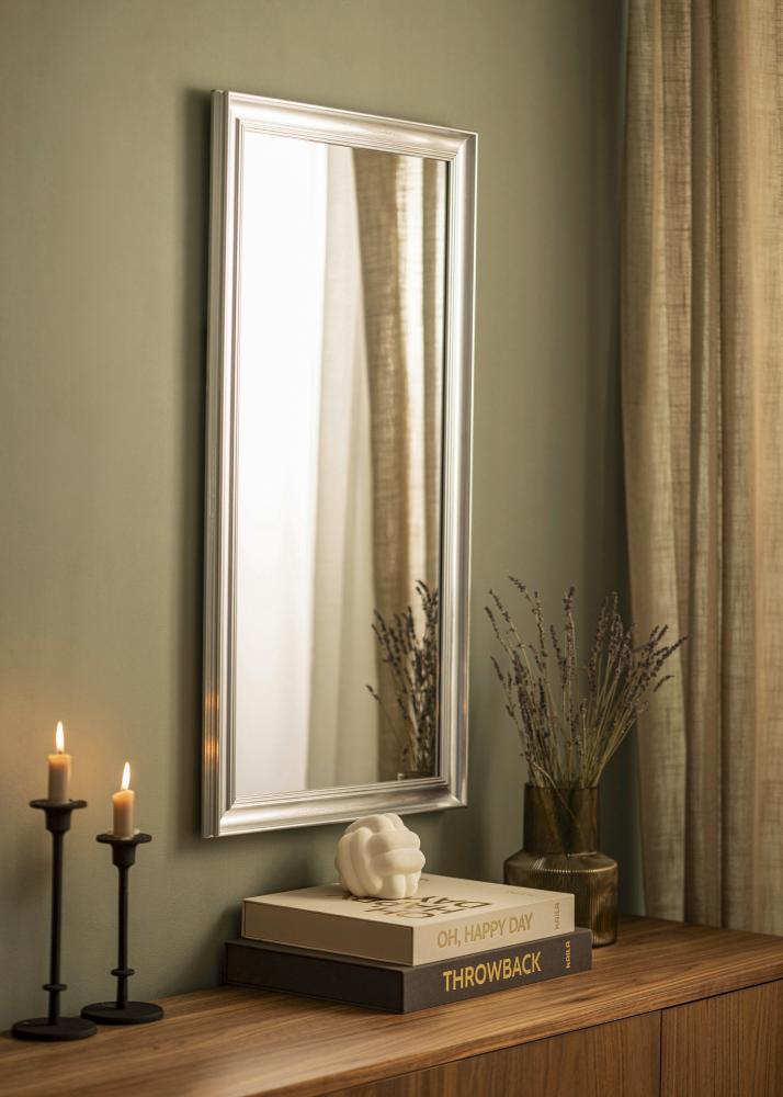 Espelho Alice Prateado 48x88 cm