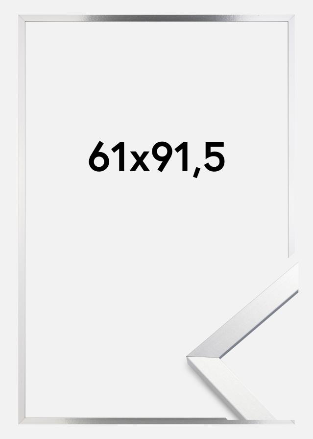 Moldura Trendy Vidro Acrílico Prata 61x91,5 cm