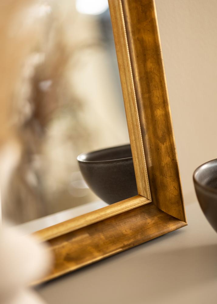 Espelho Åshammar Ouro antigo - Tamanho personalizável