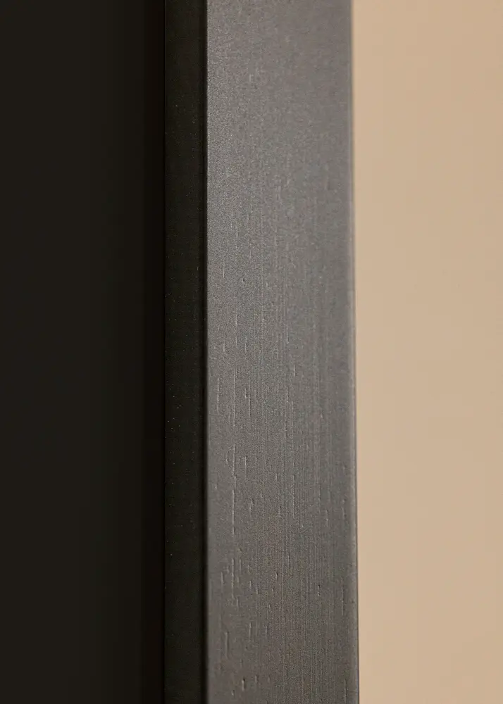 Moldura Black Wood 50x60 cm - Passe-partout Preto 37x46 cm