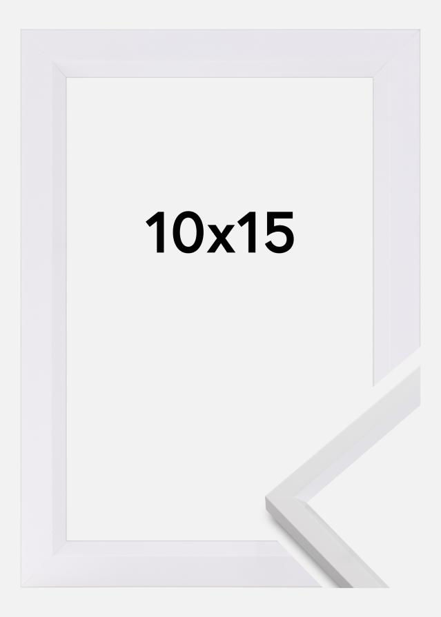 Moldura Steel Style Branco 10x15 cm