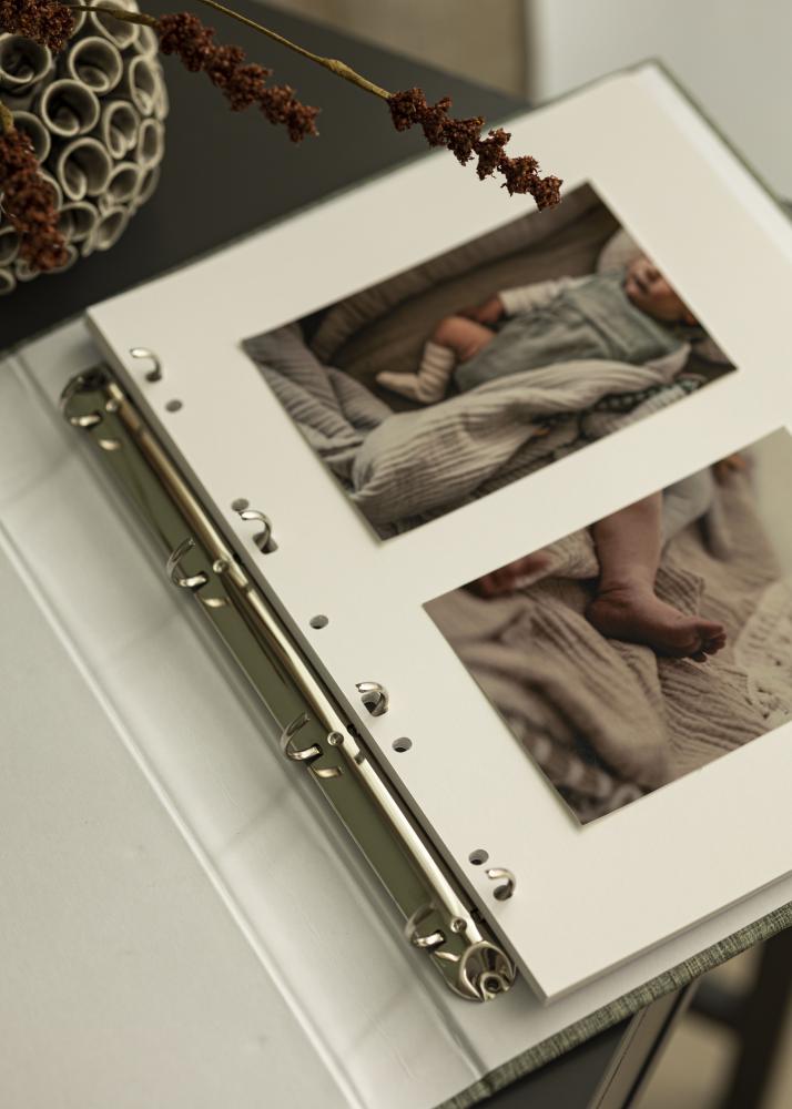 BGA Folhas para álbuns SA4 - 30 Folhas brancas