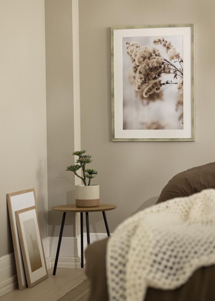 Moldura Stilren Vidro acrílico Prateado 18x24 cm