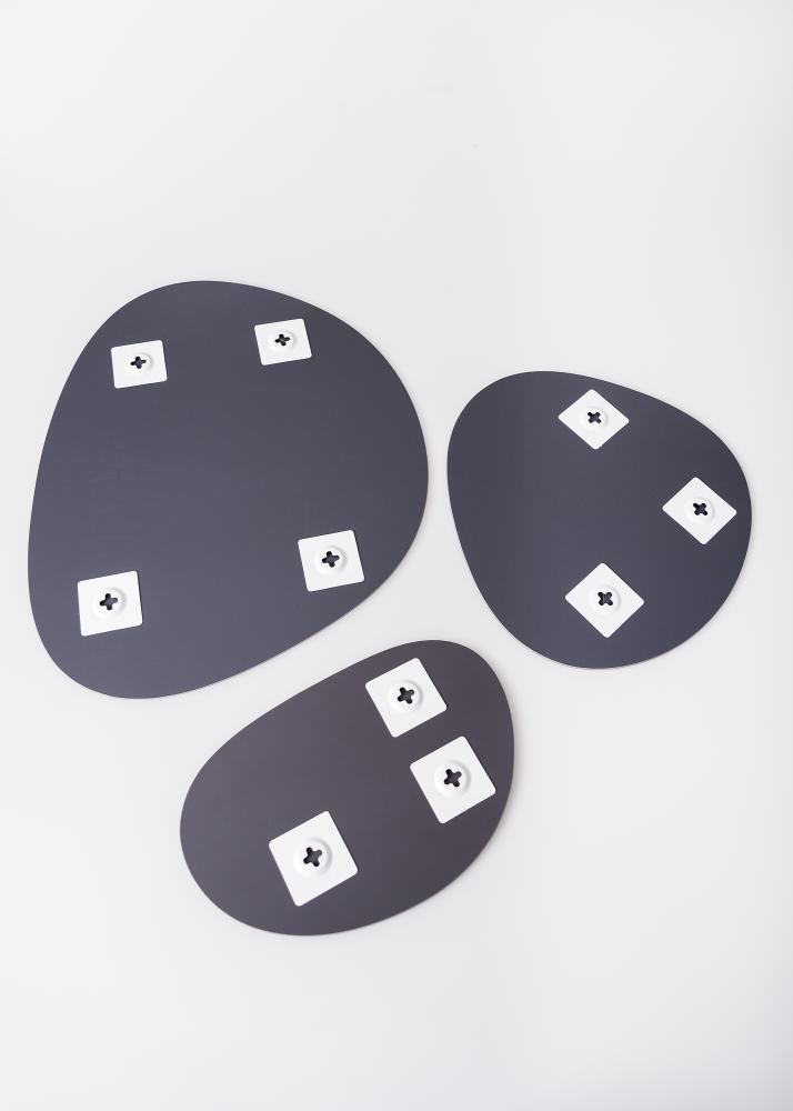 Espelho Set Orange, Rose Gold & Clear - 3 un.