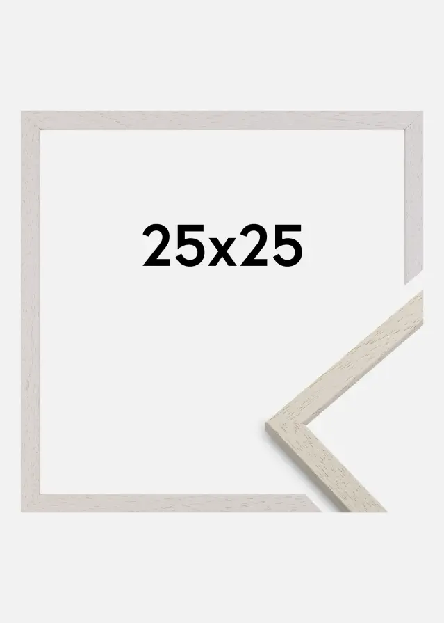 Moldura Edsbyn Vidro acrílico Areia 25x25 cm