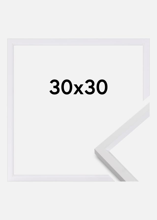 Moldura Steel Style Branco 30x30 cm