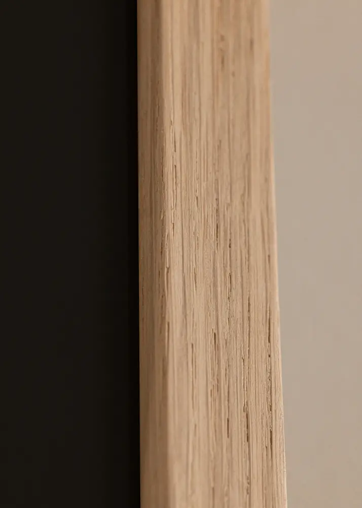 Moldura Oak Wood 13x18 cm - Passe-partout Preto 9x13 cm